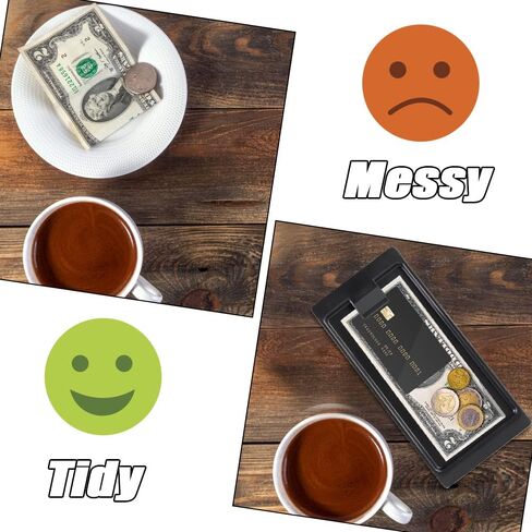 16 قطعة مطعم تحقق من حامل العرض الأسود تحقق من بطاقات تقديم الضيوف تحقق نصائح صينية نادلة كتاب خادم للمطاعم والحانات الفنادق تناول الطعام in Kuwait