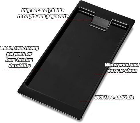 16 قطعة مطعم تحقق من حامل العرض الأسود تحقق من بطاقات تقديم الضيوف تحقق نصائح صينية نادلة كتاب خادم للمطاعم والحانات الفنادق تناول الطعام in Kuwait