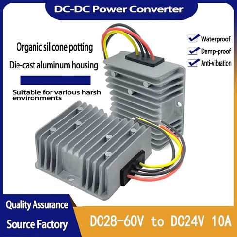 28-60V to 24V 10A 240W Buck Step Down High Power Epoxy Sealed Golf Cart LED in Kuwait