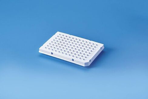 Phenix Research Products 3928 96 Well PCR Plate, Full Skirted, Flat Top, Natural, Pack of 25 in Saudi Arabia