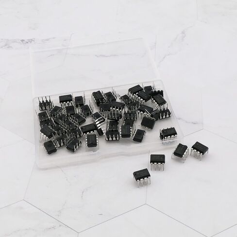 50pcs NE555P Single Precision Timer Timer Chip IC Pulse Generator 4.5V-18V 10mA Compatible with TTL CMOS for Household Appliance and Electric Toys in Saudi Arabia