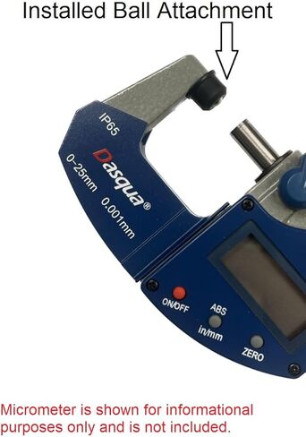 HHIP 4200-0135 5 مم (1.969 بوصة) مرفق كرة بقطر السندان للميكرومتر in Kuwait