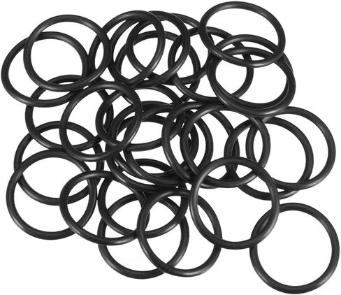 uxcell Nitrile Rubber O-Rings 22mm OD 18mm ID 2mm Width, Metric Sealing Gasket for Automotive Machine Plumbing, Pack of 30 in Saudi Arabia