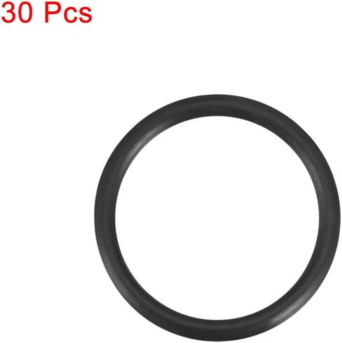 uxcell Nitrile Rubber O-Rings 22mm OD 18mm ID 2mm Width, Metric Sealing Gasket for Automotive Machine Plumbing, Pack of 30 in Saudi Arabia