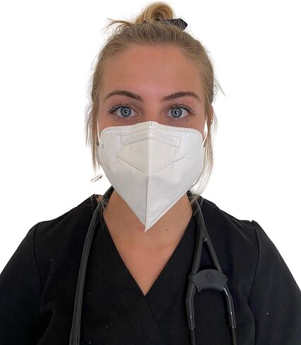 دكتور فاميلي 20 وحدة من أقنعة الوجه KN95 للاستعمال مرة واحدة، قناع غير منسوج يمكن التخلص منه بخمس طبقات، حلقات أذن مرنة، سلك أنف قابل للتعديل، خفيف الوزن، مثالي للمكتب والسفر وفي الداخل، 20 وحدة/صندوق in Kuwait