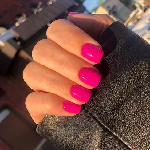 Black Press on Nails Short Nails for Women,KXAMELIE Square Glue on Nails Short Fake Nails Solid Color Acrylic Nails glue on Thick& Natural False Nails Gel Nails Set for Mani in Saudi Arabia
