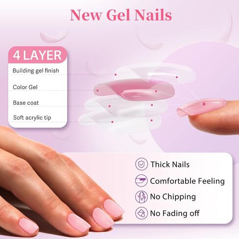 Black Press on Nails Short Nails for Women,KXAMELIE Square Glue on Nails Short Fake Nails Solid Color Acrylic Nails glue on Thick& Natural False Nails Gel Nails Set for Mani in Saudi Arabia