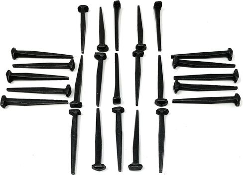 Metal Magery 2" Wrought Head Nails Decorative Antique Rose Head Nail QTY: 25 in Saudi Arabia