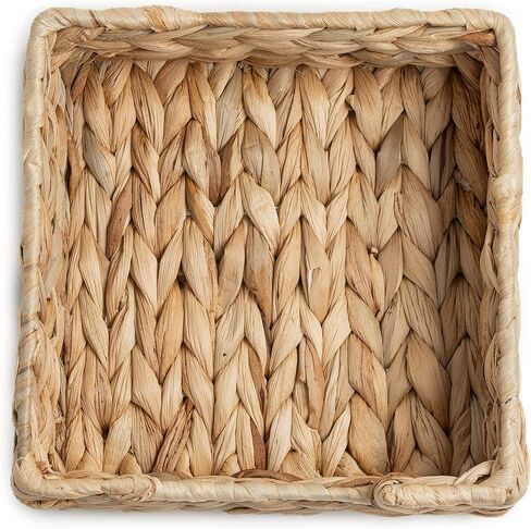 CLAYNIX Rattan Napkin Holders for Table, Napkins Holder For Paper Napkins, Kitchen Luncheon Paper on Boho Dining Countertop - Rectangle in Kuwait