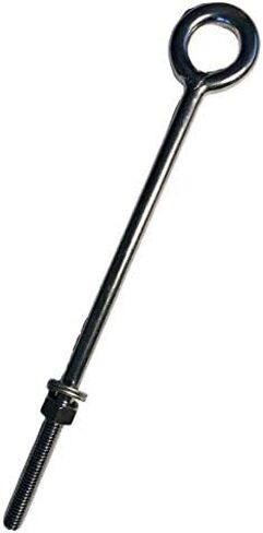 مسمار بعروة من الفولاذ المقاوم للصدأ الأمريكي 316 مقاس 1/2 بوصة × 12 بوصة ويتوورث (1/2 بوصة-12) خيط قصير من الدرجة البحرية in Kuwait