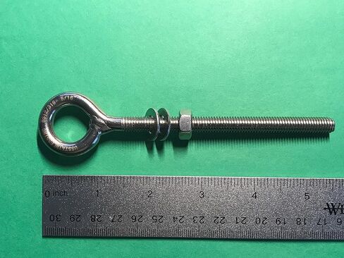 2 قطعة مسمار ستانلس ستيل 316 M8 8 8 ملم × 100 ملم من الدرجة البحرية in Kuwait