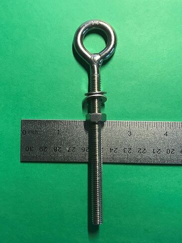 2 قطعة مسمار ستانلس ستيل 316 M8 8 8 ملم × 100 ملم من الدرجة البحرية in Kuwait