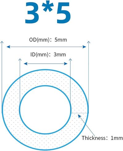 High temperature silicone tubing 3mm ID x 5mm OD Kamoer food grade Silicone Rubber Tube peristaltic pump tubing air hose tubing 3 Meter in Saudi Arabia