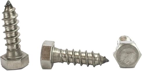 برغي سداسي متخلف من الفولاذ المقاوم للصدأ مقاس 3/8 × 1-1/4 بوصة من Chenango (يتوفر في القائمة أطوال من 1 بوصة إلى 5 بوصات)، 18-8 من الفولاذ المقاوم للصدأ، 25 قطعة (3/8 × 1-1/4) in Kuwait