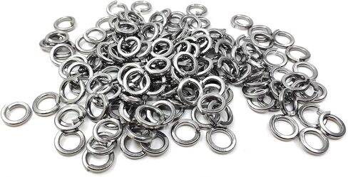 M8 Stainless Steel Split Lock Washers, 8mm ID, 12mm OD,18-8 (304) Stainless Steel, Spring Lock Washers for M8 Screw Bolts 150pcs (M8) in Kuwait