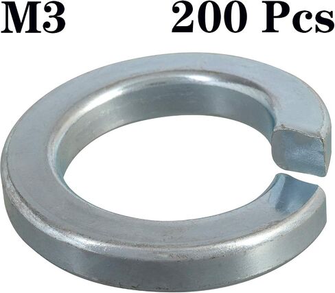 50 Pcs M14 Split Lock Washer Spring Lock Washer, Galvanized,Gasket Ring for M14 Screw Bolts in Saudi Arabia