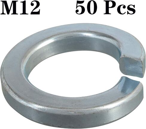 50 قطعة M14 سبليت قفل غسالة الربيع قفل غسالة، المجلفن، حلقة طوقا ل M14 مسامير الربط in Kuwait