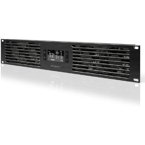 AC Infinity CLOUDPLATE T7, Rack Mount Fan Panel 2U, Exhaust Airflow. | Designed for Cooling AV, Home Theater, Network 19" Racks in Kuwait