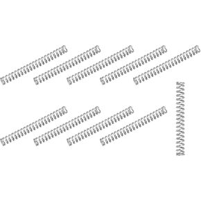 METALLIXITY Compression Springs (0.4x8mm OD,40mm Free Length) 10Pcs, 304 Stainless Steel Extension Spring - for Shop Home Repairs, DIY Projects, Silver Tone in Saudi Arabia