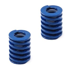 Yinpecly 3D Printer Die Spring 20mm OD 10mm ID 25mm Long Spiral Stamping Light Load Compression Mould Die Spring for Mechanical Equipment 3D Printer Accessories - Blue Tone 2PCS