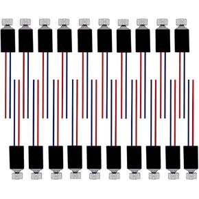 Xnrtop 20Pcs DC 3V 3500RPM Pager Cell Phone Micro Vibration Motor 4mm x 8mm(Black) in Saudi Arabia