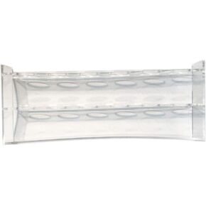 6 Hole Clear Acrylic Plastic Test Tube Bud Vase Spice Rack for Vials Bottles Toothbrush Razor Pen Display Stand in Kuwait