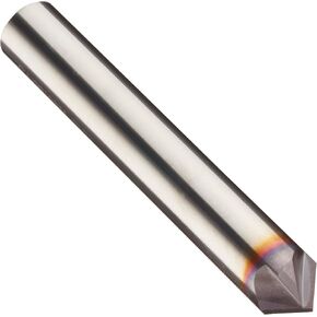 قاطع niagara n76602 carbide chamfering ميل ، tialn مغطى ، 4 قطع flutes ، 90 درجة ، 1/4 نهاية chamfer مقصوص ، طول 1/2 سم in Kuwait
