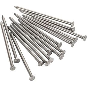 3.5 x 80mm (3-3/16" Length) Flat Nails for Picture Wall Hanging, Wood Nails, Common Nails Hanging Nails, 50 PCS