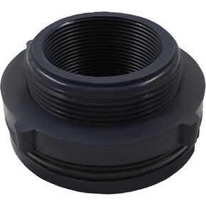 Rierdge 2 Pack 1 "PVC تركيب الحاجز لبراميل المطر وأحواض السمك - رمادي داكن