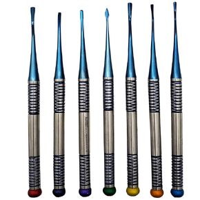 Mini Root Elevator Proximators Luxating Elevators PDL Root Elevators 7 Pcs Dental Instruments in Kuwait