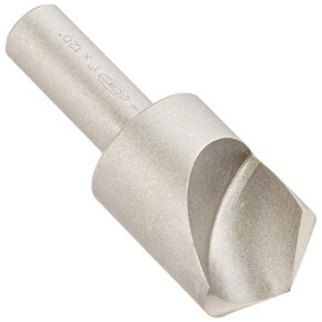 KEO 53102 High-Speed Steel Single-End Countersink, Uncoated (Bright) Finish, Single Flute, 120 Degree Point Angle, Round Shank, 1/2" Shank Diameter, 1" Body Diameter in Saudi Arabia