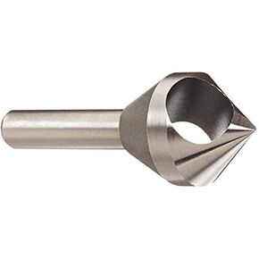 KEO 53530 Cobalt Steel Single-End Countersink, Uncoated (Bright) Finish, 100 Degree Point Angle, Round Shank, 1/4" Shank Diameter, 5/16" Body Diameter in Kuwait