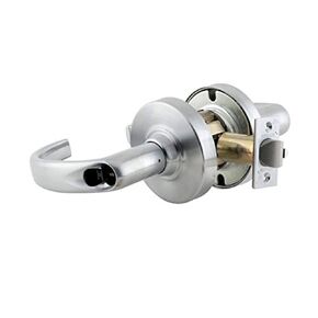 Schlage commercial ND53RDSPA626 ND Series Grade 1 Cylindrical Lock, Entry Function Turn/Push-Button Locking, Sparta Lever Design, Satin Chrome Finish in Saudi Arabia