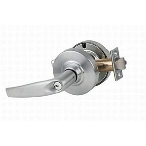Schlage commercial ND53PDATH626 ND Series Grade 1 Cylindrical Lock, Entry Function Turn/Push-Button Locking, Athens Lever Design, Satin Chrome Finish in Kuwait