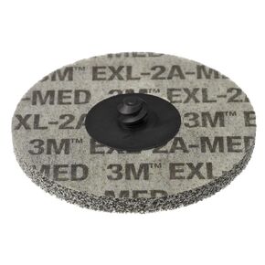 Cubitron II Scotch-Brite Roloc EXL Unitized Wheel XL-UR - 2A Medium Grit Aluminum Oxide - Metal Deburring, Finishing and Polishing Wheel - 3', No Hole in Saudi Arabia