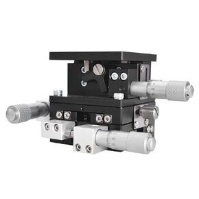 kimllier 60x60mm XYZ Linear Stage 3 Axis Manual Sliding Table Trimming Bearing Platform in Kuwait