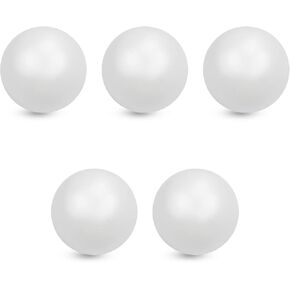 Othmro PTFE Ball, 9mm/0.35" Diameter, Ground Finish, Diaphragm Pneumatic Pump White, 5pcs in Saudi Arabia