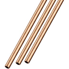أنبوب نحاسي METALLIXITY (5.5 مم OD × 0.5 مم جدار T × 300 مم طول) 3 قطع، أنابيب مستقيمة - للتأثيث المنزلي، والآلات، والحرف اليدوية اليدوية in Saudi Arabia