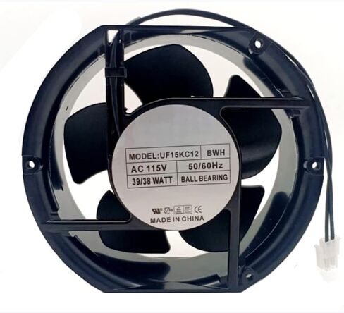 مروحة تبريد بسلكين UF15KC12 BWH AV115V 39/38W 50/60Hz 172 × 150 × 51 ملم in Kuwait