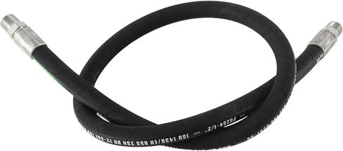 كومبليت تراكتور خرطوم هيدروليكي بديل 3001-0107 للمنتجات العالمية - 1/2 انش × 48 انش SAE 100 R2AT 2 سلك تجميع خرطوم هيدروليكي (4000 باوند لكل انش مربع) in Kuwait