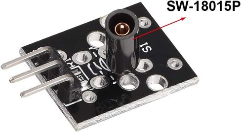 uxcell KY-002 SW-18015P وحدة استشعار تبديل الصدمة ل Arduino 5 قطع in Saudi Arabia