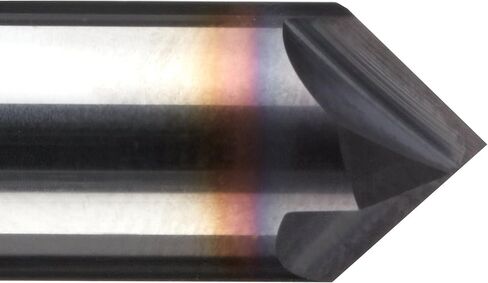 قاطع niagara n76602 carbide chamfering ميل ، tialn مغطى ، 4 قطع flutes ، 90 درجة ، 1/4 نهاية chamfer مقصوص ، طول 1/2 سم in Kuwait