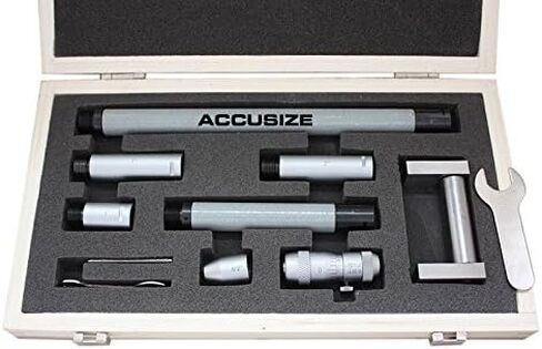 Accusize Industrial Tools 2-24'' by 0.001'' Resolution Inside Micrometer Set, 3011-5051 in Saudi Arabia