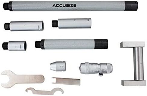 Accusize Industrial Tools 2-24'' by 0.001'' Resolution Inside Micrometer Set, 3011-5051 in Saudi Arabia