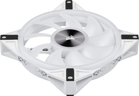 Corsair QL Series, Ql120 RGB, 120mm RGB LED Fan, Single Pack - Black, 4.72 x 4.72 x 0.98 inches in Kuwait