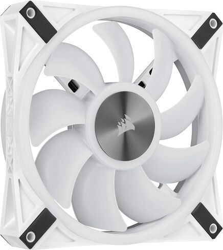 Corsair QL Series, Ql120 RGB, 120mm RGB LED Fan, Single Pack - Black, 4.72 x 4.72 x 0.98 inches in Kuwait