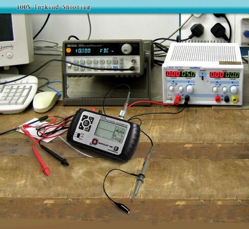allsun 2 in 1 Handheld Oscilloscope Multimeter Portable Digital Automotive Storage Lab Scope with 1 Channel 25MHz LED Backlit,AC/DC Voltage Ohm Tester in Saudi Arabia