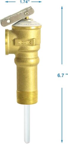 صمام تخفيف درجة الحرارة والضغط الأوتوماتيكي HYDRO MASTER مع مسبار تمديد ورافعة (ساق قياسية) in Kuwait