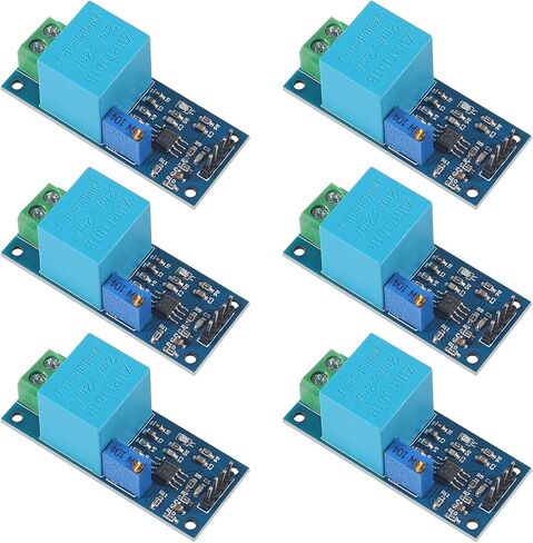 ALMOCN 6pcs 5-30V ZMPT101B Voltage Transformer Module, Single Phase Active Output AC Voltage Sensor Board Power Supply Voltage for Household Appliances in Saudi Arabia