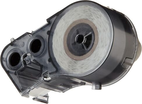 برادي MC-500-595-BK-WT فينيل B-595 أبيض على الأسود لصانع التسمير، 25 بوصة عرض × 1/2 بوصة طول، لطابعات BMP51/BMP53 in Kuwait